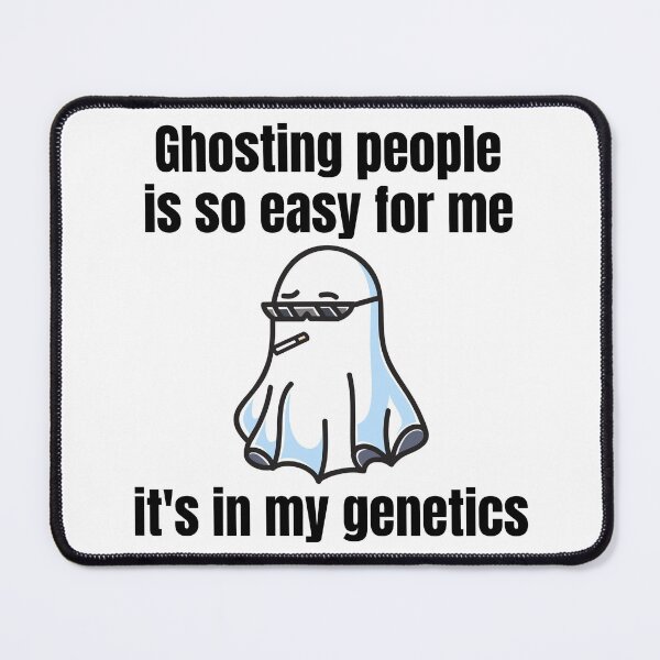 Item preview, Ghosting People is so Easy for me It's in My Genetics  Funny Spooky Halloween Design designed and sold by luckyhue.
