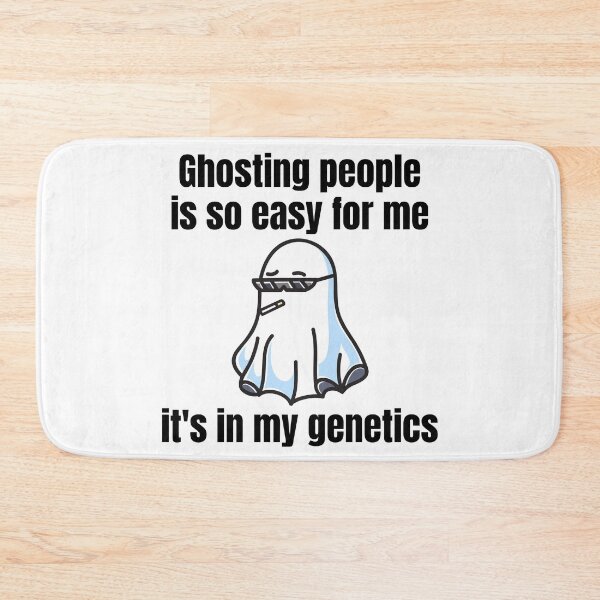 Item preview, Ghosting People is so Easy for me It's in My Genetics  Funny Spooky Halloween Design designed and sold by luckyhue.