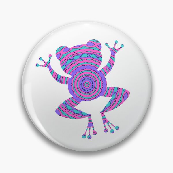 Item preview, Funky Geometric Frog designed and sold by SCArtAndGames.