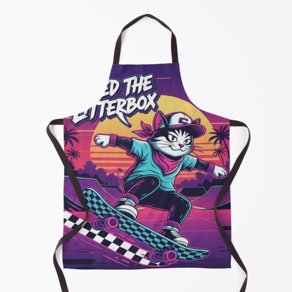 Item preview, Checkerboard Skater Cat Cool Streetwear Skateboarding Kitty Design designed and sold by Neko-Doodle-co.