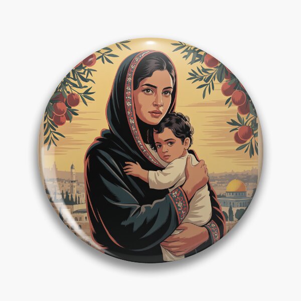 Item preview, the state of palestine vintage retro poster designed and sold by Slice Of Seed.