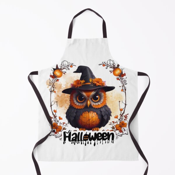 Item preview, Halloween Owl with Witch Hat | Cute Spooky Autumn Art designed and sold by Medeea Publishing.