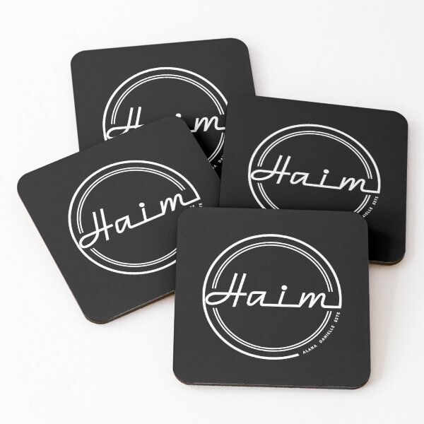 Item preview, Haim Vinyl Logo In White designed and sold by GeorgeneCindy.