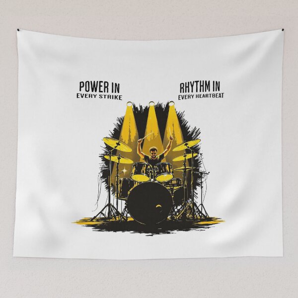 Item preview, Power in every Strike, Rhythm in every Heartbeat designed and sold by MoonsunCraft.