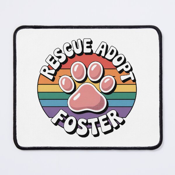 Item preview, Rescue Adopt Foster designed and sold by graphic-genie.