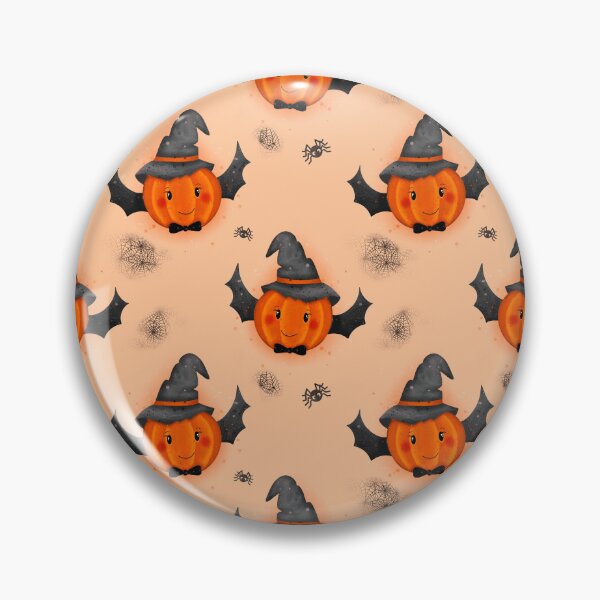Item preview, Helloween pumpkin with witch hat, bow and spider designed and sold by jancajiravova.