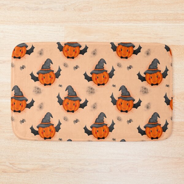 Item preview, Helloween pumpkin with witch hat, bow and spider designed and sold by jancajiravova.