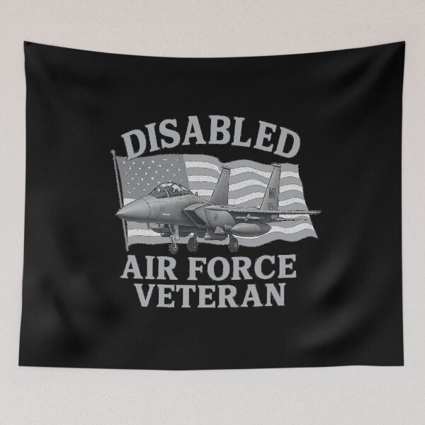 Item preview, Disabled Air Force Veteran F-15E Eagle T-Shirt Design designed and sold by getpressedshirt.