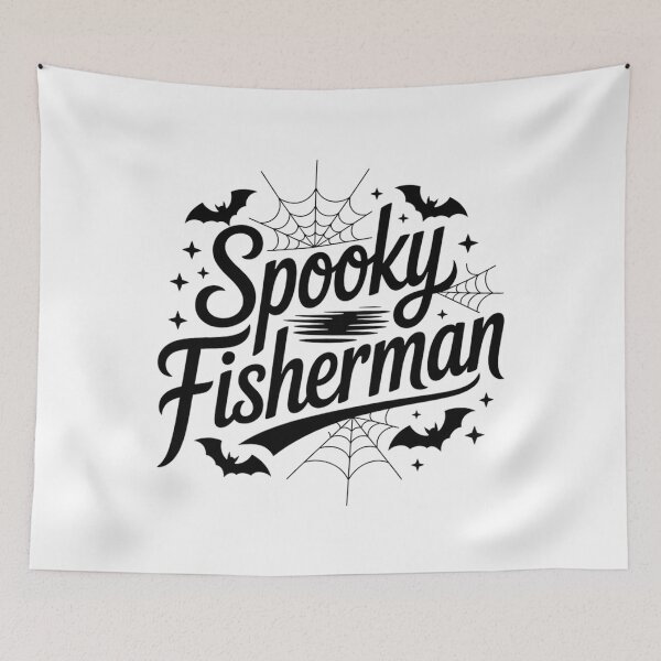 Item preview, Spooky Fisherman, Funny Fisherman Design Halloween Gift designed and sold by Oussinc.