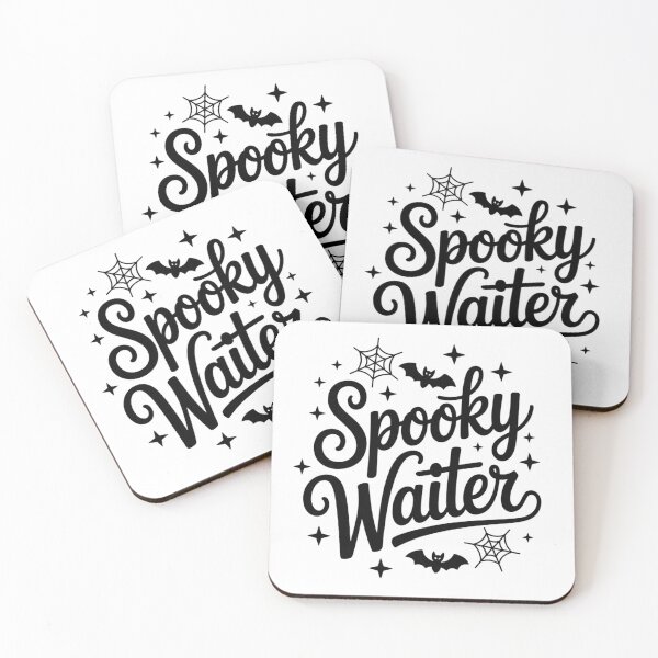 Item preview, Spooky Waiter, Funny Waiter Design Halloween Gift designed and sold by Oussinc.