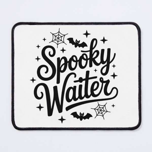 Item preview, Spooky Waiter, Funny Waiter Design Halloween Gift designed and sold by Oussinc.
