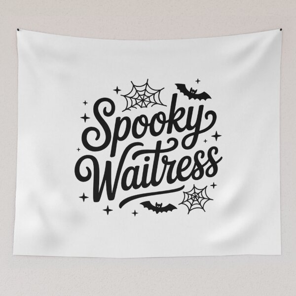 Item preview, Spooky Waitress, Funny Waitress Design Halloween Gift designed and sold by Oussinc.