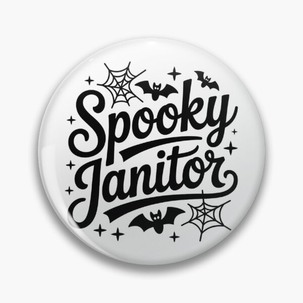 Item preview, Spooky Janitor, Funny Janitor Design Halloween Gift designed and sold by Oussinc.