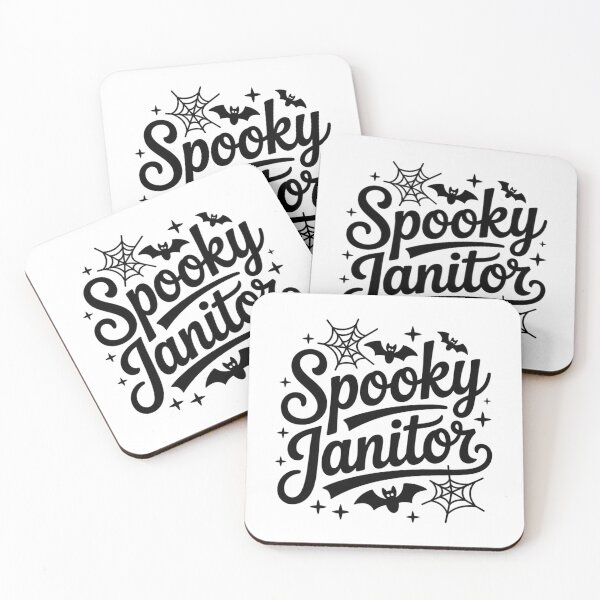 Item preview, Spooky Janitor, Funny Janitor Design Halloween Gift designed and sold by Oussinc.