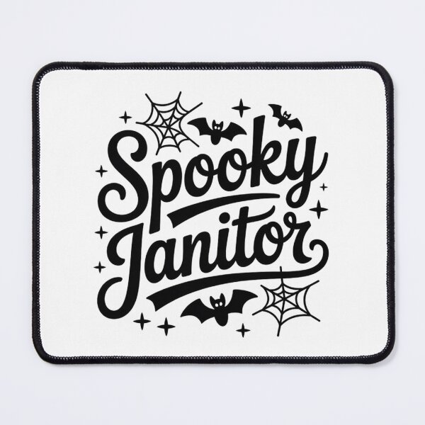 Item preview, Spooky Janitor, Funny Janitor Design Halloween Gift designed and sold by Oussinc.