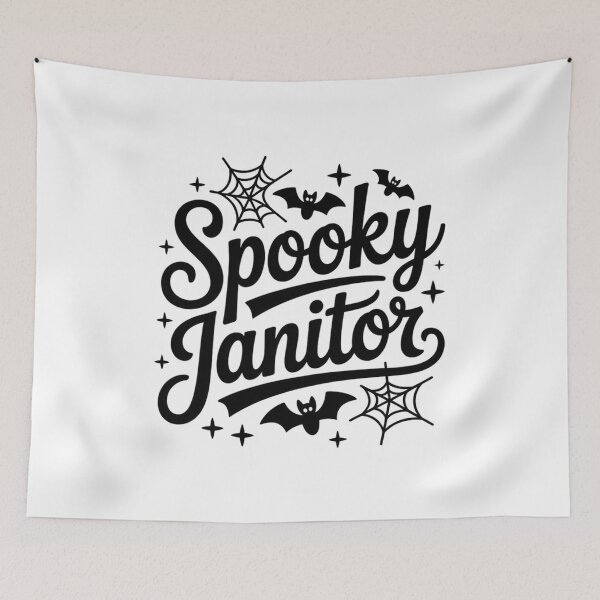 Item preview, Spooky Janitor, Funny Janitor Design Halloween Gift designed and sold by Oussinc.