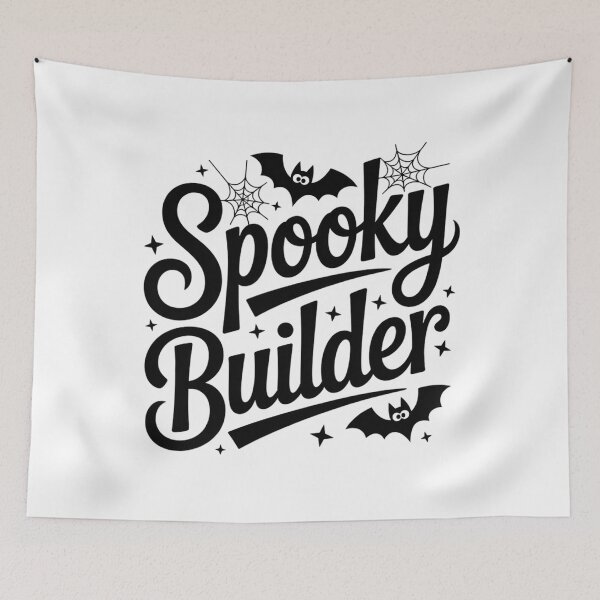 Item preview, Spooky Builder, Funny Builder Design Halloween Gift designed and sold by Oussinc.
