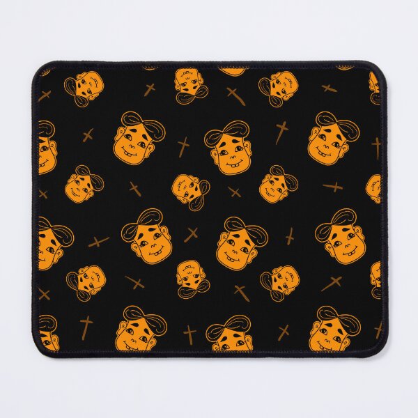 Item preview, Head’s man in Thai old style. Halloween team color black and orange. With a cross symbol. designed and sold by DrawOnIt.