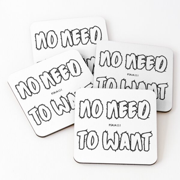 Item preview, No Need To Want designed and sold by DisplayedFaith.