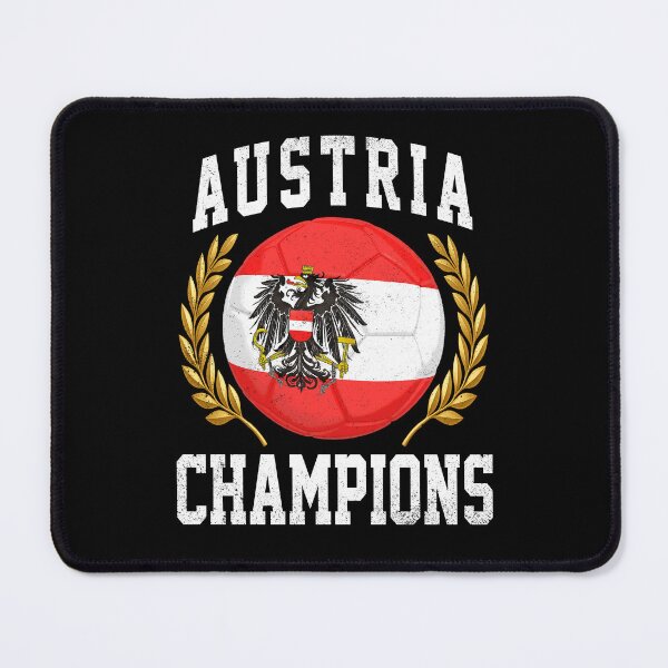 Item preview, SOCCER BALL FLAG CHAMPIONS - AUSTRIA - Fans and Teams for Men and Women T-shirt designed and sold by wallsandpatts.