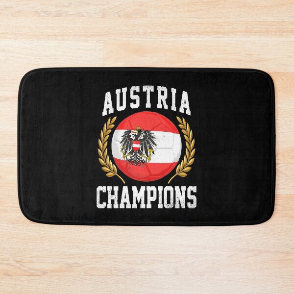 Item preview, SOCCER BALL FLAG CHAMPIONS - AUSTRIA - Fans and Teams for Men and Women T-shirt designed and sold by wallsandpatts.