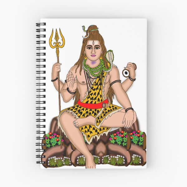 Item preview, Lord Shiva Digital Painting | Mahadev Artwork | Hindu Spiritual Wall Decor designed and sold by Harshit_Digital_Arts.