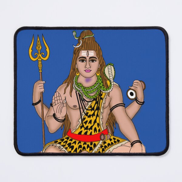 Item preview, Lord Shiva Digital Painting | Mahadev Artwork | Hindu Spiritual Wall Decor designed and sold by Harshit_Digital_Arts.