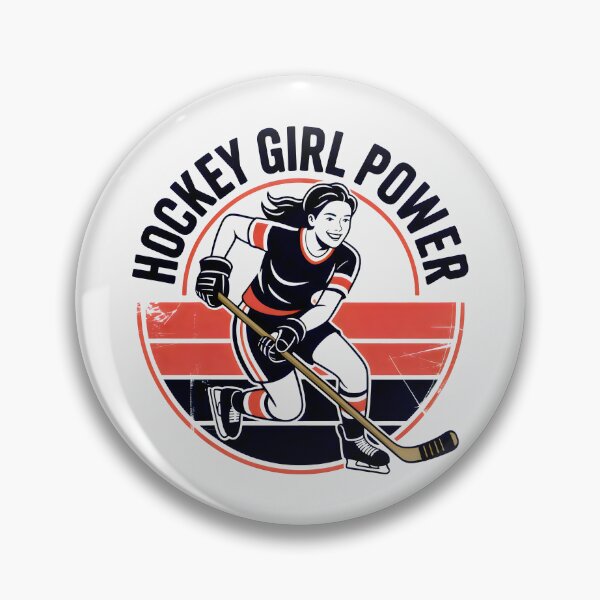 Item preview, Distressed Female Hockey Graphic designed and sold by SplashTastic.