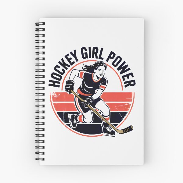 Item preview, Distressed Female Hockey Graphic designed and sold by SplashTastic.