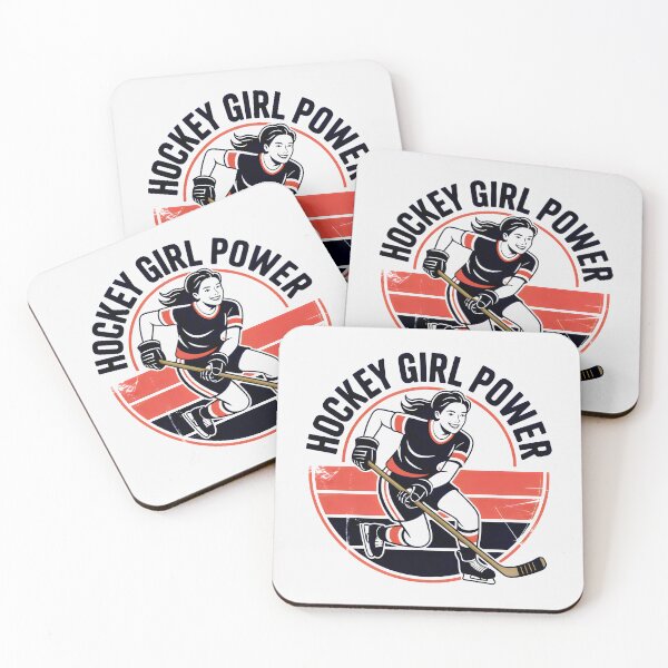 Item preview, Distressed Female Hockey Graphic designed and sold by SplashTastic.