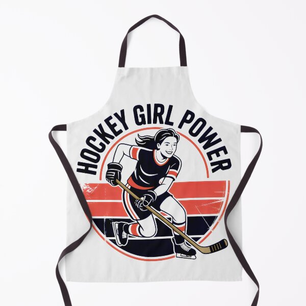 Item preview, Distressed Female Hockey Graphic designed and sold by SplashTastic.