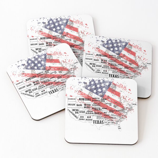 Item preview, USA Map flag designed and sold by ArtPrinted95.