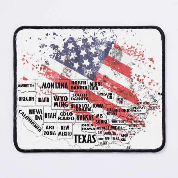Item preview, USA Map flag designed and sold by ArtPrinted95.
