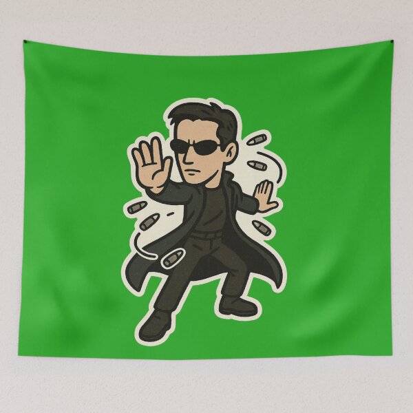 Item preview, The Matrix Crew Cuties - NEO - "Bullet Time"  designed and sold by CleverCulture.