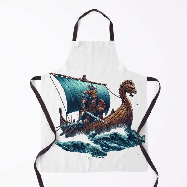 Item preview, Viking, ship, longship, Norse, maritime, nautical designed and sold by TrueArtVibes.