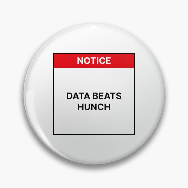 Item preview, Data beats hunch designed and sold by Jiben44.