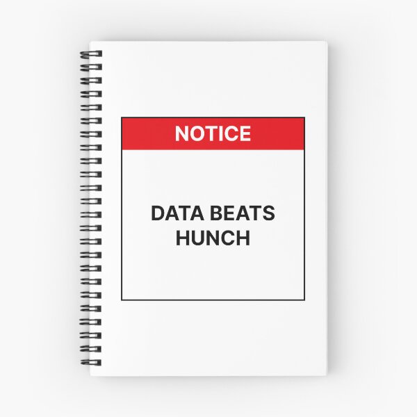Item preview, Data beats hunch designed and sold by Jiben44.