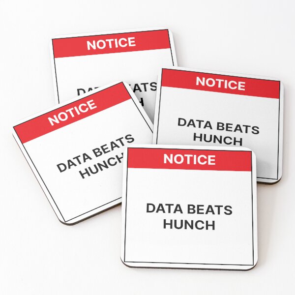 Item preview, Data beats hunch designed and sold by Jiben44.