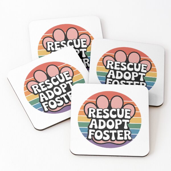 Item preview, Rescue Adopt Foster designed and sold by graphic-genie.