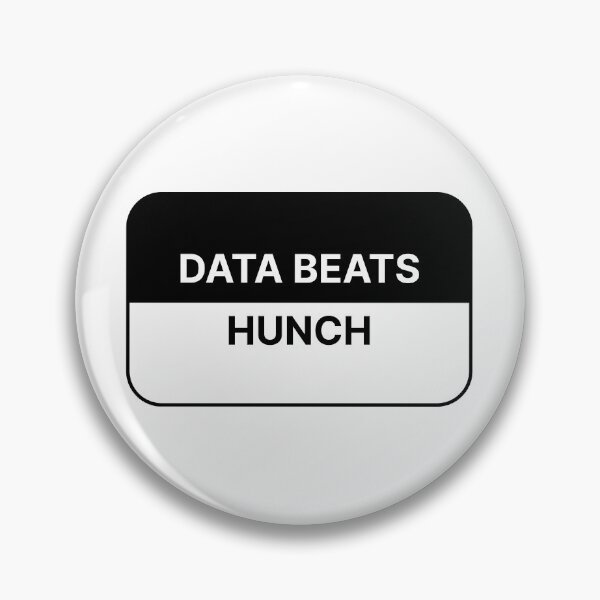 Item preview, Data beats hunch designed and sold by Jiben44.