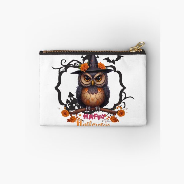 Item preview, Halloween Owl with Witch Hat  Happy Halloween Art Print designed and sold by Medeea Publishing.