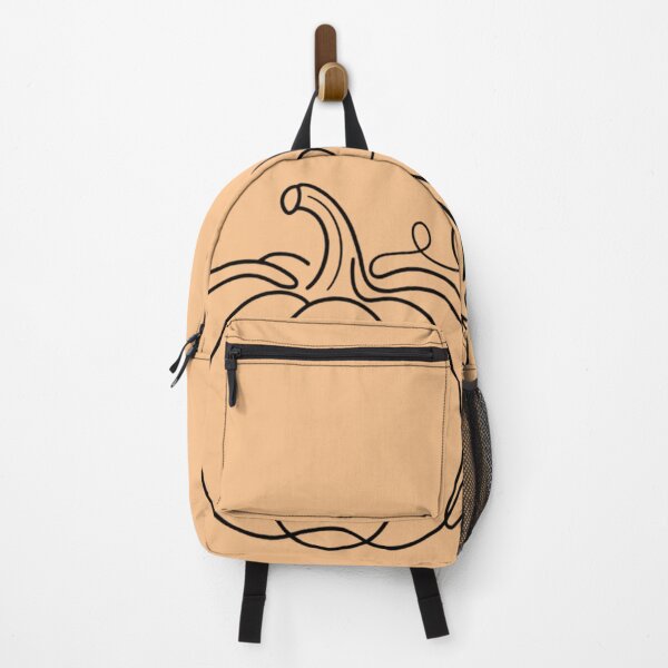 Item preview, Minimal Pumpkin Line Art designed and sold by LinLuckStudio.