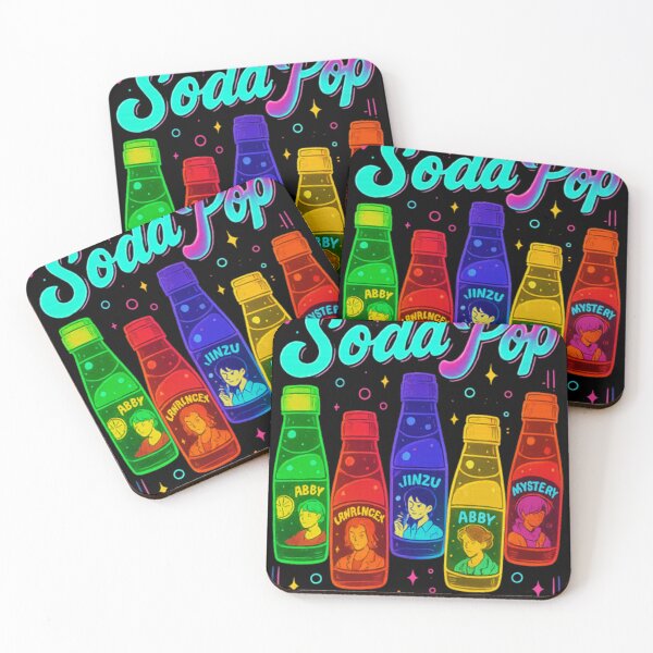 Item preview, Saja Boys Soda Pop, neon style designed and sold by CalistaVonRue.