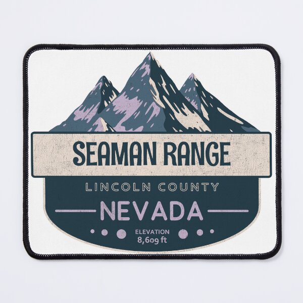 Item preview, Seaman Range, Lincoln County, Nevada, Mountain Design designed and sold by Wanderful-roads.