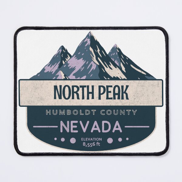 Item preview, North Peak, Humboldt County, Nevada, Mountain Design designed and sold by Wanderful-roads.