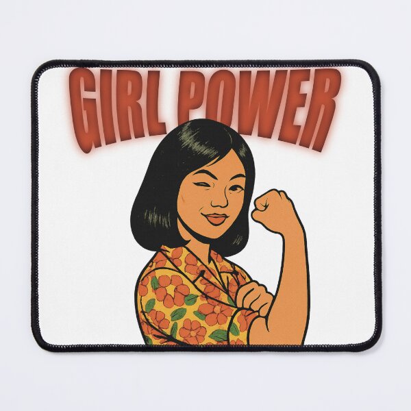 Item preview, Girl Power Asian Feminism Retro Inspired Artwork designed and sold by Pokah79.