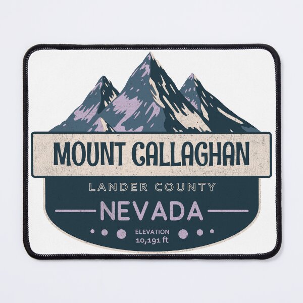Item preview, Mount Callaghan, Lander County, Nevada, Mountain Design designed and sold by Wanderful-roads.