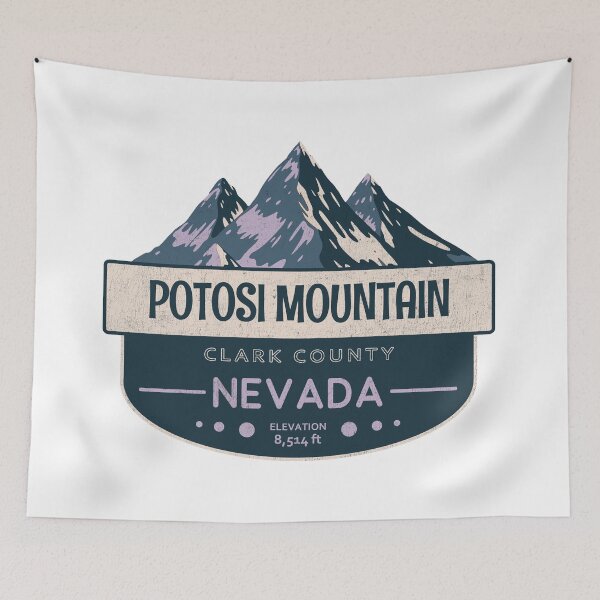 Item preview, Potosi Mountain, Clark County, Nevada, Mountain Design designed and sold by Wanderful-roads.