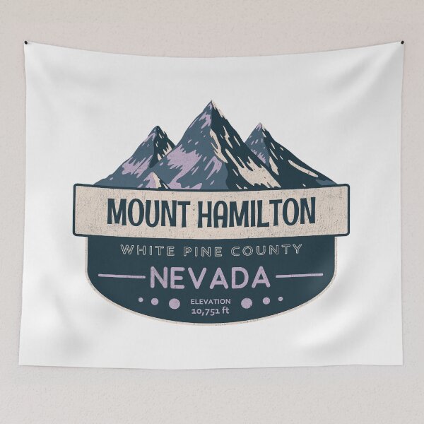Item preview, Mount Hamilton, White Pine County, Nevada, Mountain Design designed and sold by Wanderful-roads.