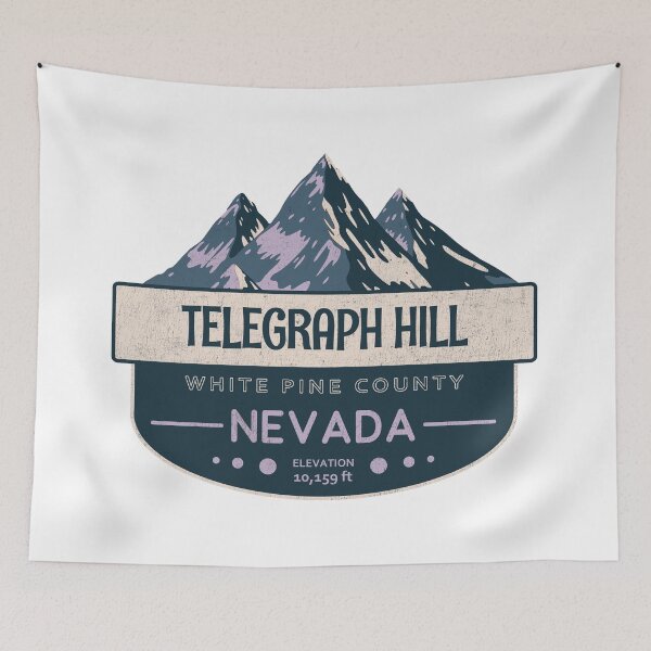Item preview, Telegraph Hill, White Pine County, Nevada, Mountain Design designed and sold by Wanderful-roads.
